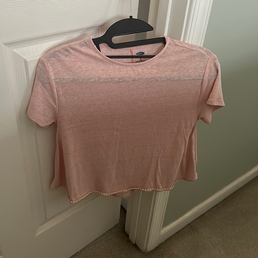 Girls old navy pink top
